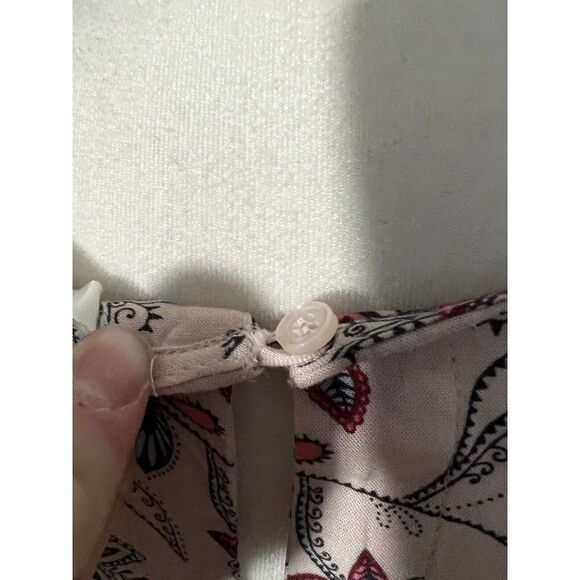 H&M Light Pink Floral Dress Sleeveless Size 6 - Picture 6 of 9